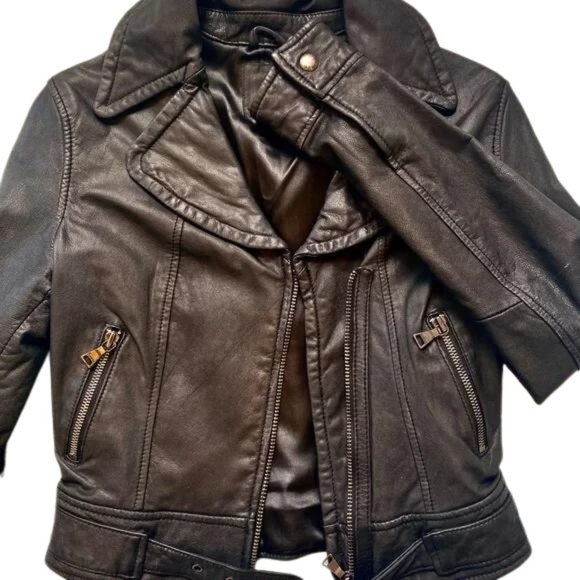 XS Express Perfect Leather Jacket - Picture 4 of 8